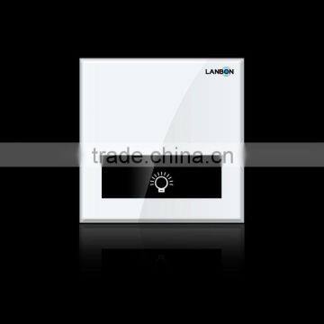 Wireless Smart switch for home automation/one-gang wall electrical switch with touch panel