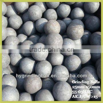 High quality and unbreakable forged steel grinding Ball for SAG ball mills in mining