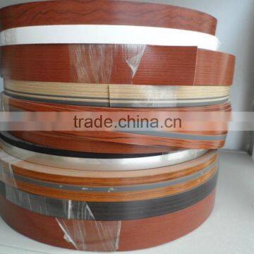 Wood grain PVC edge banding plastic strip