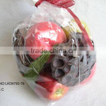 2015 New Artificial Fake Fruits Artificial Polyfoam Packed in Gift polybag House Decoration