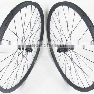 650B bicycle wheels carbon, 35mm width*23mm , carbon MTB wheels with DT350 hub 100mm 142mm O.L.D.