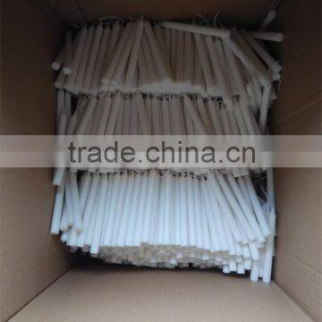 Stick Shape Paraffin Wax Material Household White Candles Factory photo-2