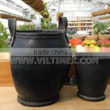 Garden flower pot, Rubber storage basket, Firewood basket