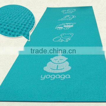 Aerobic fitness custom printed nature rubber yoga mat