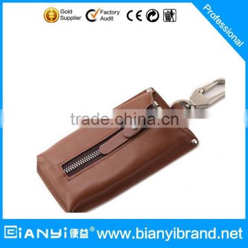 Quality Guaranteed Custom Design Reasonable Price Leathe keychain bag