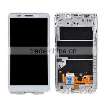 Original Genuine LCD Screen With Digitizer And Frame Assembly For Motorola Droid Ultra XT1080 - White
