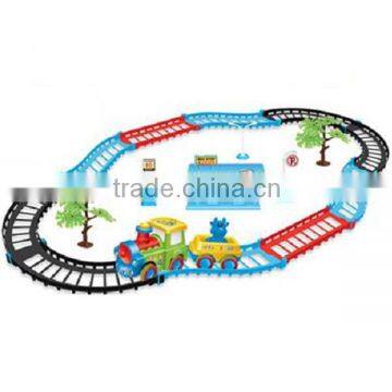 Battery operated racing track with rc car