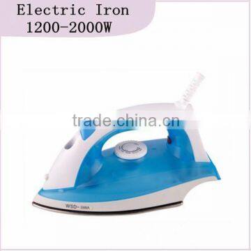 Dry Spray Steam Function Iron Electric Iron with temperature control 1200-2000W(WSD-098A)