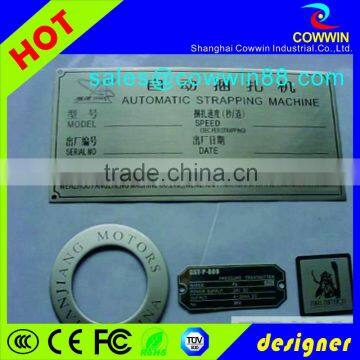 Wholesale Black Printed Steel Name Plate With Serial Number photo-2