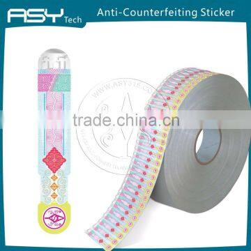 Hot Stamping Visible UV Serial Numbers Security Sticker photo-3