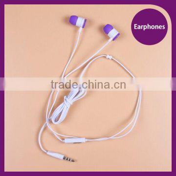 Hot selling wired earphones for iPhone in ear earphones with stereo