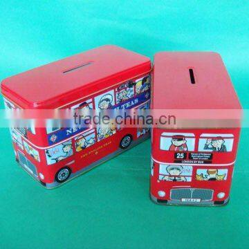 Money saving tin box