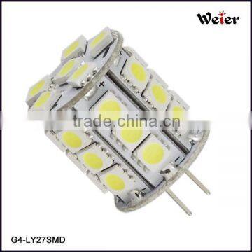 G4 LED 12V 24V 5050 27SMD CRI>80 Led Auto Light