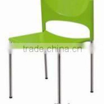 modern elegant design dining room armless PP stackable dining chairs