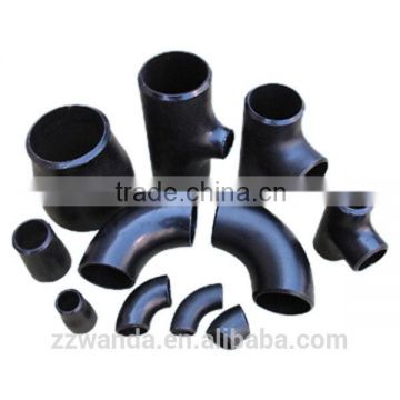 Hot sale ASTM A234 WPB seamless black iron pipe fittings