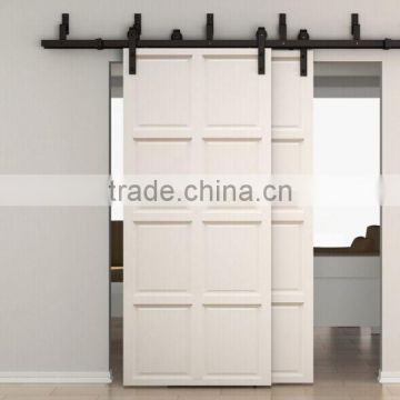 Bypass barn door hardware