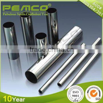 China Manufacturer SUS Round Metal decorative 304 stainless steel welded pipe