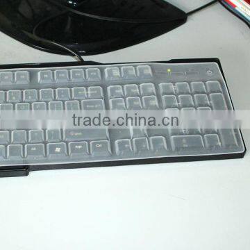 custom colorful waterproof silicone rubber keyboard cover