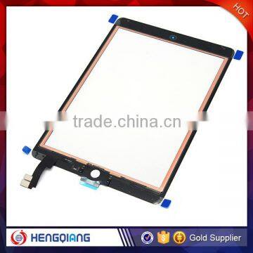 Best quality Front Panel Touch Screen Glass Digitizer Replacement for iPad Air 2 black