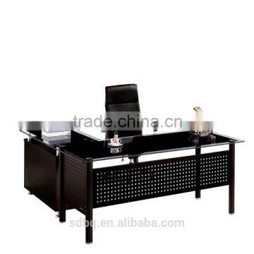 PT-D080 Modern glass office desk furniture