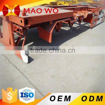 MAOWO 3 axles 40feet container skeleton semi trailer for cheap price