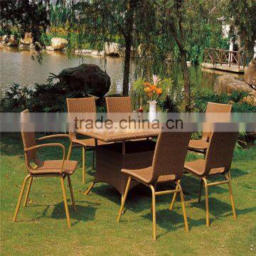 Lovely Simple Arm/Armless Chair Anti-aging UV-resistant Deep Seating Patio Furniture