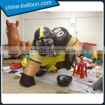 1.5m small inflatable NFL player/ inflatable football player for lawn decoration