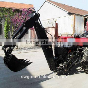 Hydraulic type Rear 3 point hitch towable backhoe for tractor