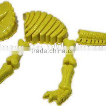 Dino Sand Mold Set,Beach fun Molds moving soft sand moulds moon moving modeling sand mold toy