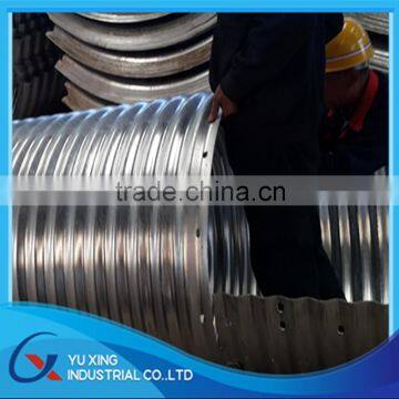 used in storm sewers stream enclosures galvanized steel corrugated culvert pipe