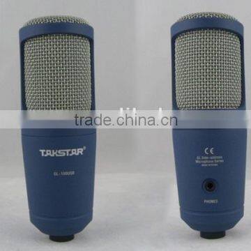 USB recording condenser microphone,Karaoke usb computer recording microphone,Network karaoke microphone