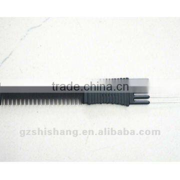 salon carbon tail comb with pins Hair salon comb