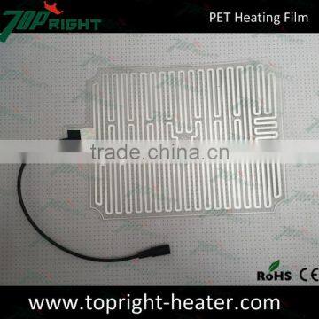 Electric Flxible Pet Heating Film heater for Rearview Mirror Used in Car