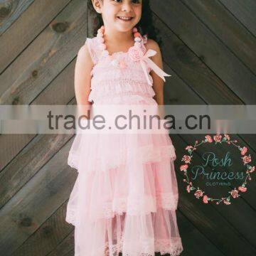 Various Colors Little Girls Boutique Lace Petti Dress photo-3