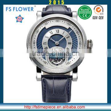 FS FLOWER - Custom Watch Manufacturer Stainless Steel Watch High Quality Watch Leather Strap