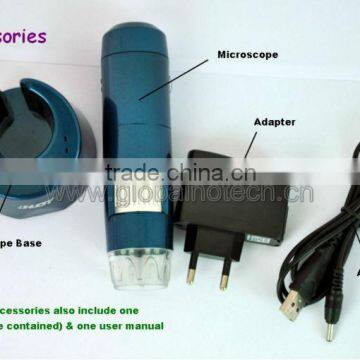 wireless microscope for tablet PC and mobile phone, work on iPad/iPhone/Android tablet PC/Android mobile