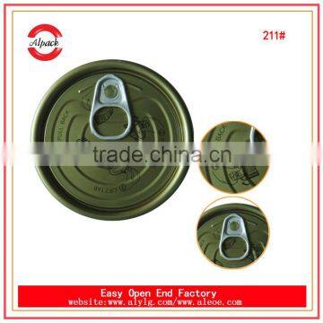 Canned Tomato Paste Packaging Material 211# Tinplate Easy Open End photo-3
