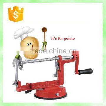 2016 wholesale manual stainless steel tornado potato slicer