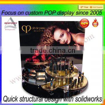 Good Design Black Acrylic Material Makeup Display Stand photo-3
