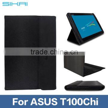 SIKAI Patent Tablet Case For Asus Transformer Book T100 Leather Stand Case Protector For Asus T100 Leather Flip Case