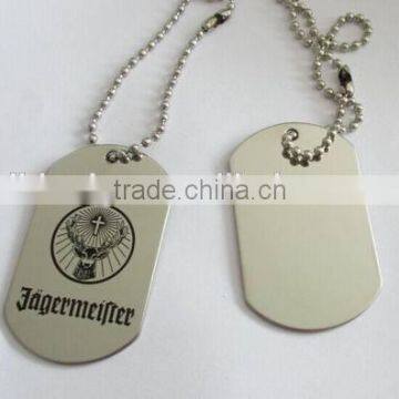 stainless steel dog tag; printing logo dog tag; metal dog tag; custom dog tag