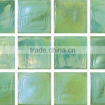 Ice Jade Series Iridescent Glass Mosaic tile for home interior decoration /wallpapers(PMGIJL076)