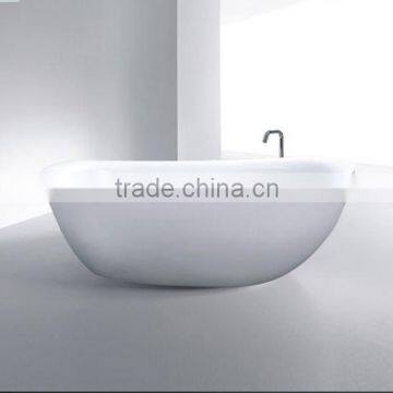 modern 1 person ivory acrylic bathtub for Europe market passed ISO9001and CE