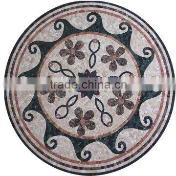 marble mosaic exterior stone medallions patterns