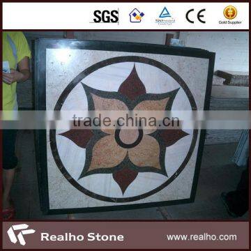 beautiful flower designed marble mosaic tile for decoration