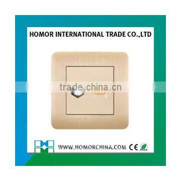 Electric Outlets/sockets /1 Gang Switch + Versatile Five-holesocket With Neon photo-2