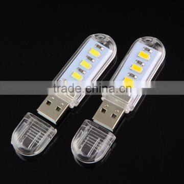 Factory price 3pcs led SMD5730 USB Mini Book lights