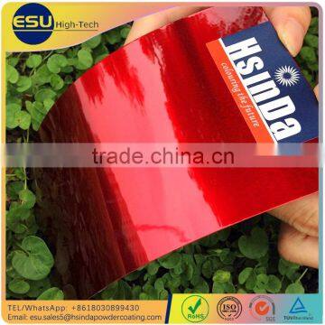 Hot Sale Ecofriendly High Gloss Candy Red Clear Powder Coating photo-2