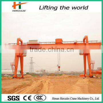 Heavy Duty Workyard Double Girder Gantty 50 Ton Crane