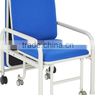 Hospital recliner chair bed for patients